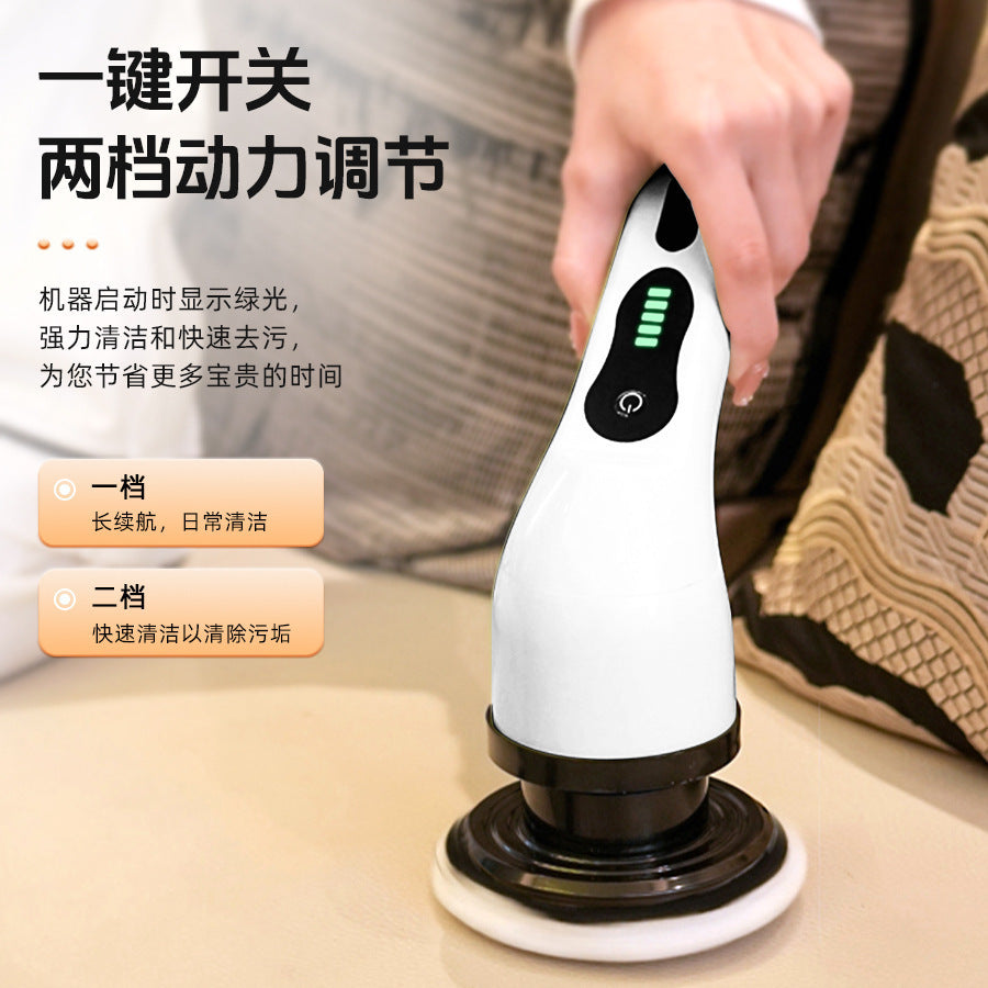 Household Kitchen Bathroom Glass Handheld Powerful All-electric Cleaning Brush Long Rod High-power Handheld Cleaning Machine